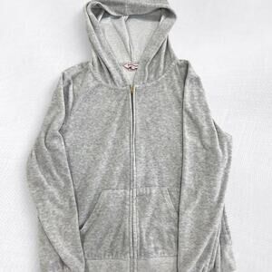 Juicy couture velour zip hoodie